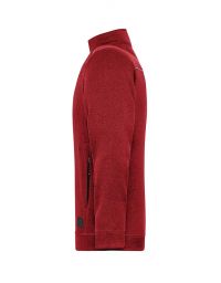 Rote Fleece Jacke Herren